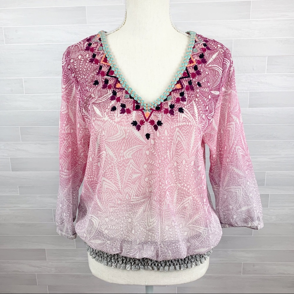 Anthropologie | Akemi+Kin Arembepe Peasant Blouse
